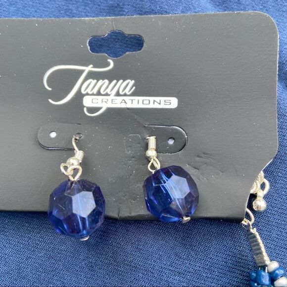 New Tanya Creations Beaded Necklace & Earring Set - Picture 8 of 10